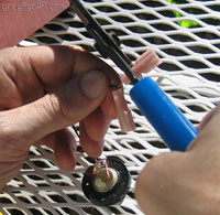 Crimping the terminals