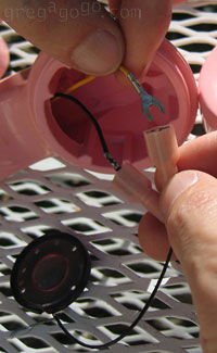 Crimping the terminals